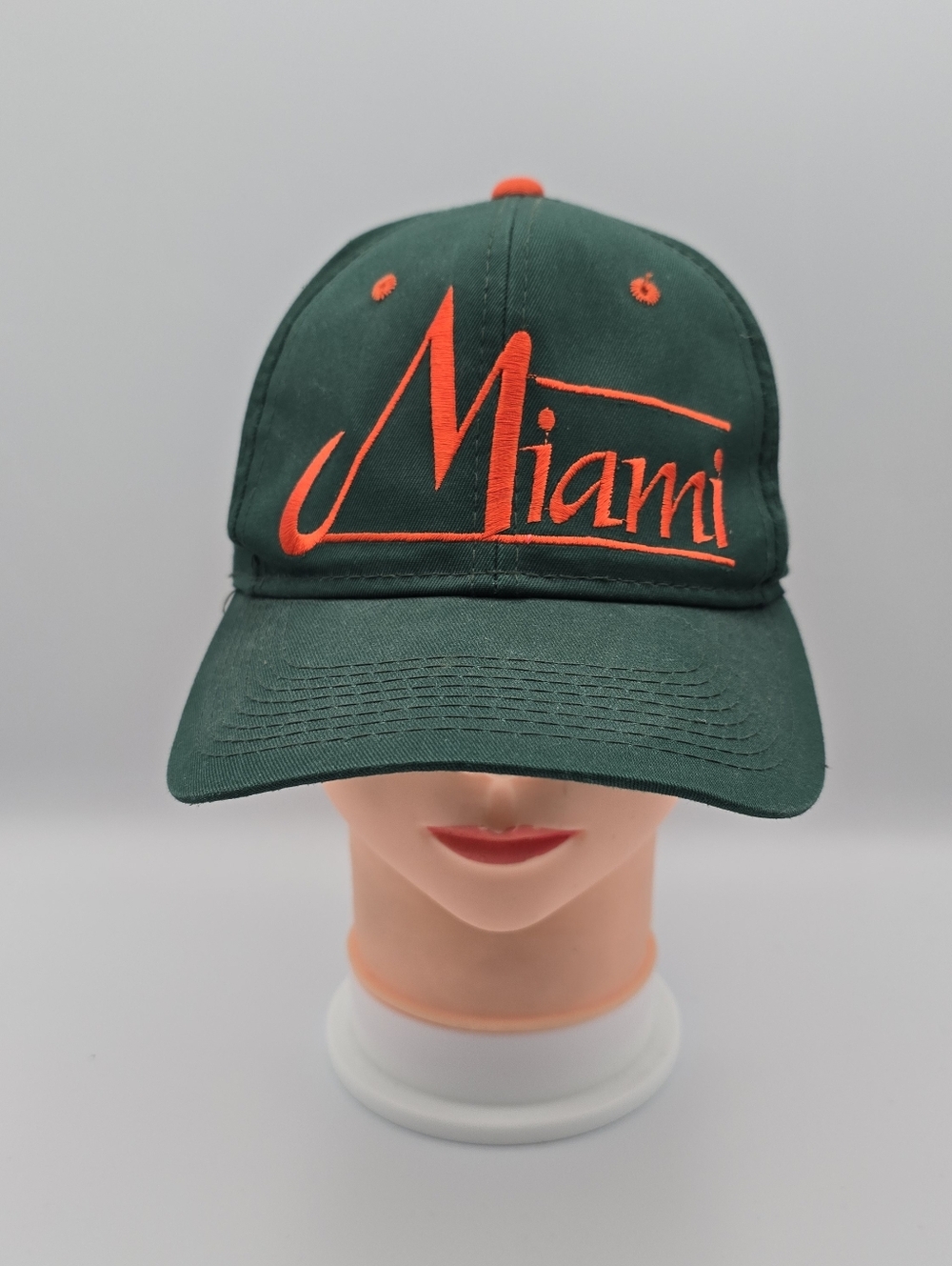 Vintage The Game Miami University Hurricanes Adjustable Snapback Hat